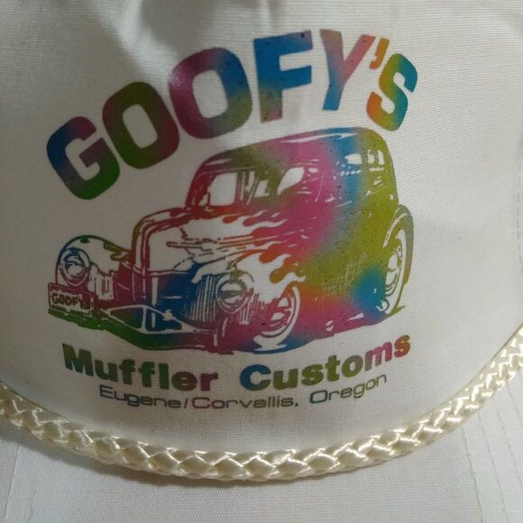DS Vintage Goofy's Muffler Customs Snap Back Hat - Picture 2 of 6